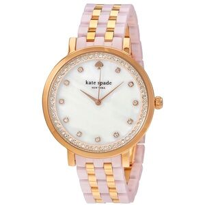 Kate Spade Pink and Gold Watch